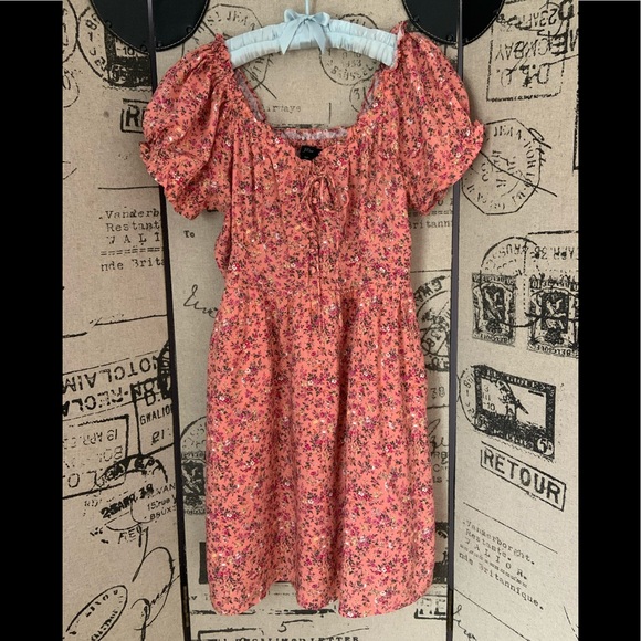 J CREW Rayon Floral Mini-dress